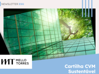 Newsletter ESG | Cartilha CVM Sustentável | Mello Torres