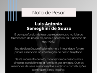 Nota de Pesar | Luis Antonio Semeghini de Souza