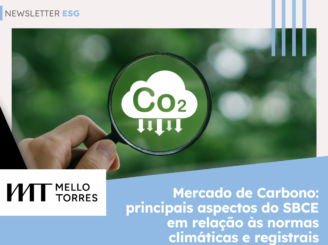 Newsletter MT | Mercado de carbono: principais aspectos do SBCE em relação às  normas climáticas e registrais|