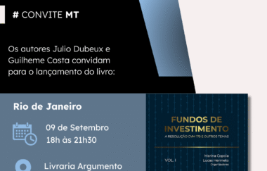 Convite | Lançamento – Fundos de Investimento: A Resolução CVM 175 e Outros Temas