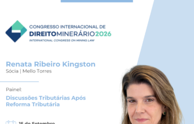 EVENTO MT | Renata Ribeiro Kingston participa do Congresso Internacional de Direito Minerário 2026